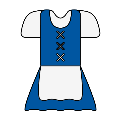 dirndl Icône gratuit dirndl Icône gratuit