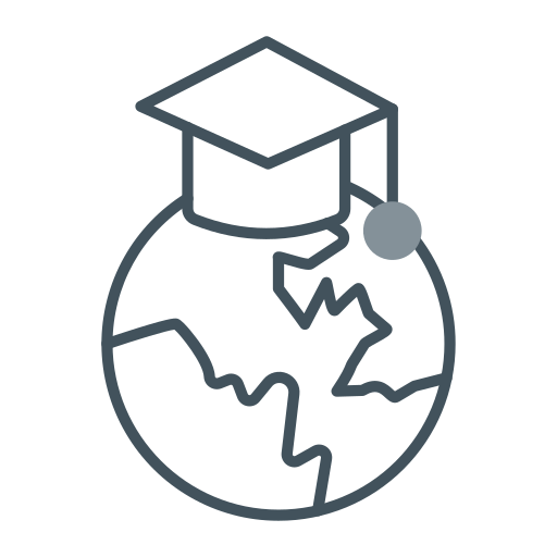 educación global icono gratis