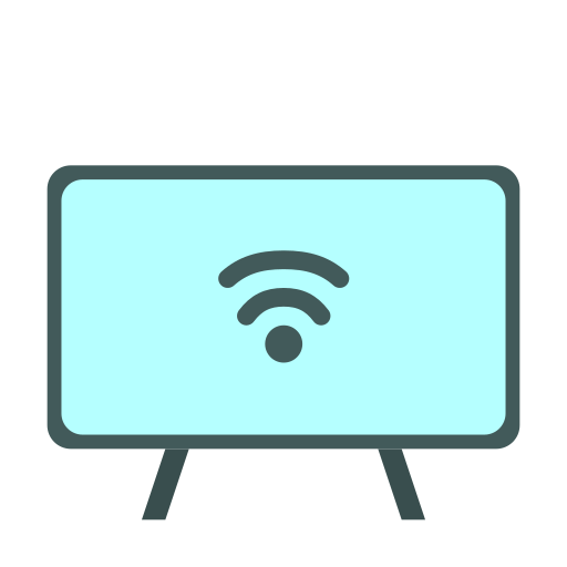 televisión inteligente icono gratis