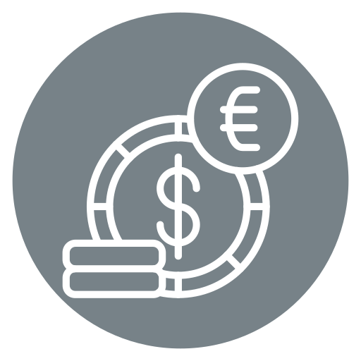 Currency free icon Currency free icon