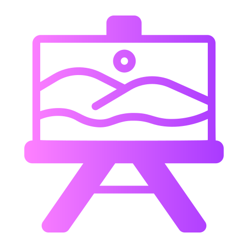 Art lessons free icon