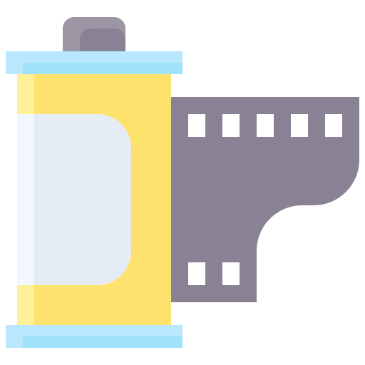 rollo de película icono gratis