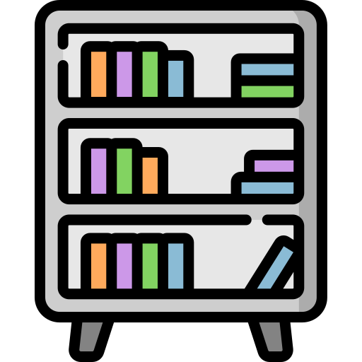 Étagère à livres Icône gratuit Étagère à livres Icône gratuit