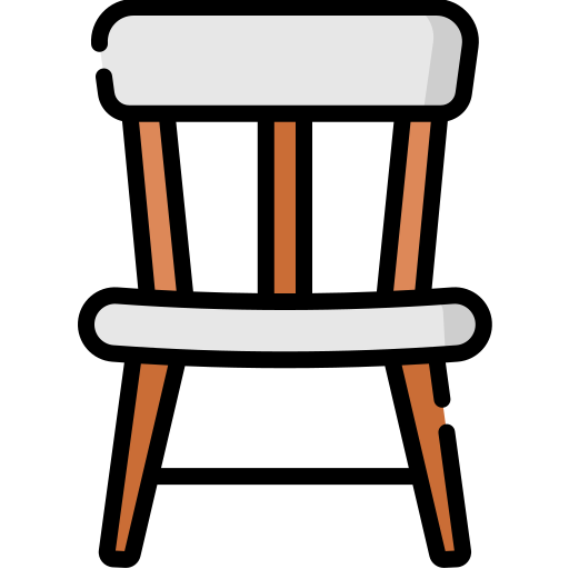 chaise en bois Icône gratuit