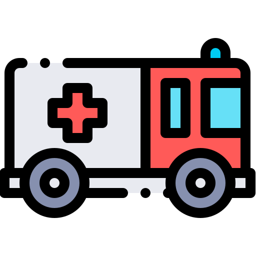Ambulância grátis ícone Ambulância grátis ícone