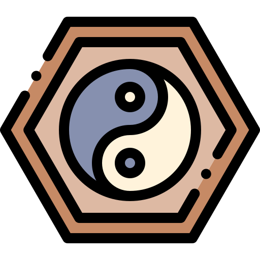 Yin yang icono gratis