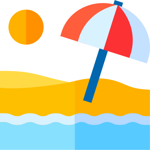 plage Icône gratuit plage Icône gratuit