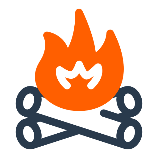 hoguera icono gratis