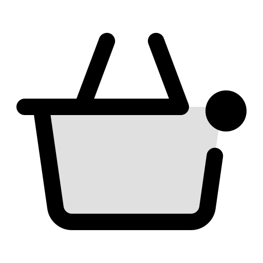 cesta de la compra icono gratis