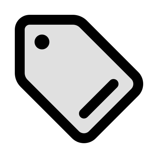 etiqueta de precio icono gratis