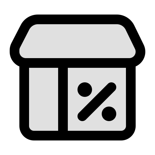 descuento en tienda icono gratis