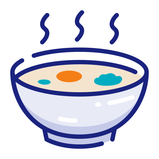 sopa caliente icono gratis