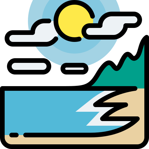 paisajes icono gratis