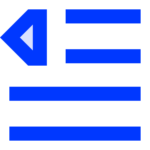 anular sangría icono gratis