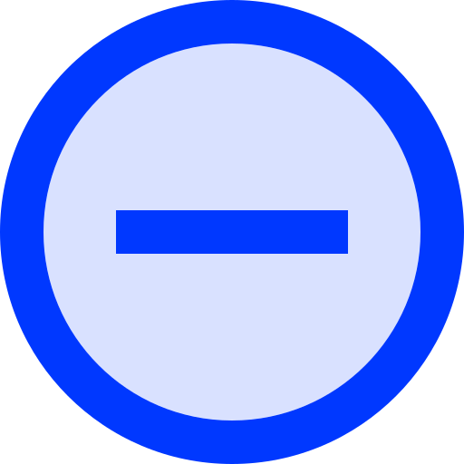 signo menos icono gratis