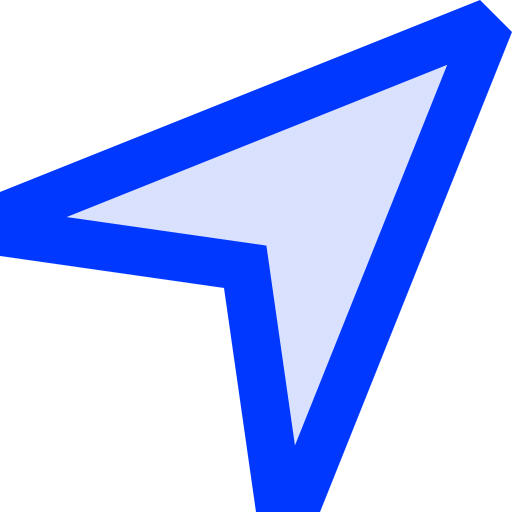 Location arrow free icon