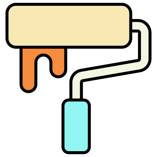 Валик малярный бесплатно иконка