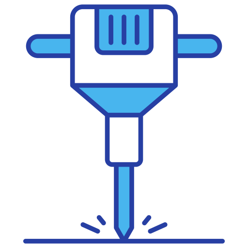 martillo neumático icono gratis