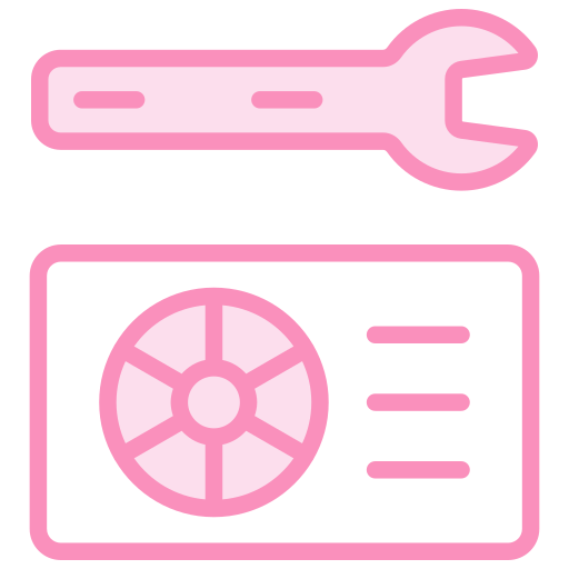 servicio de reparación de aire acondicionado icono gratis