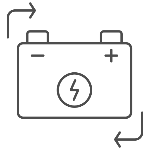 perno de la batería icono gratis