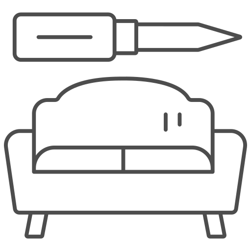 mobiliario y decoración icono gratis