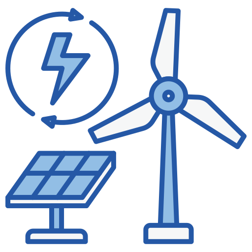 energía renovable icono gratis