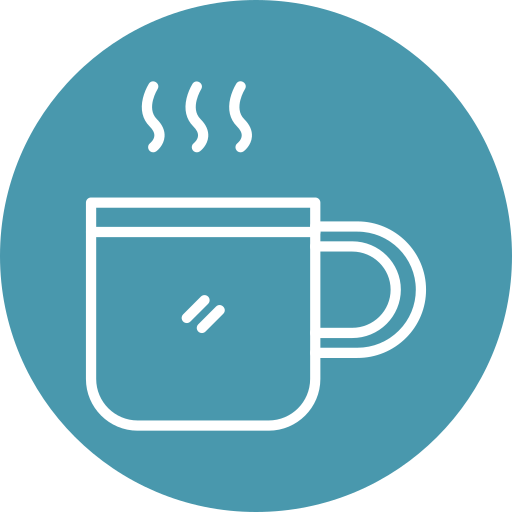 café caliente icono gratis