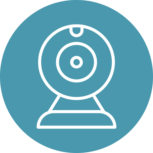 cámara web icono gratis