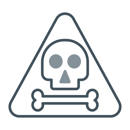 Danger sign free icon