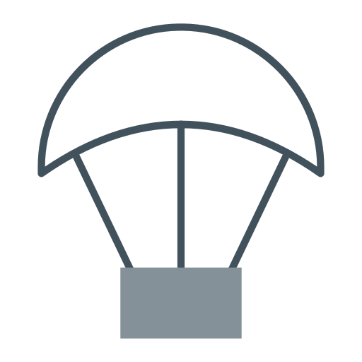 Paraglider free icon Paraglider free icon