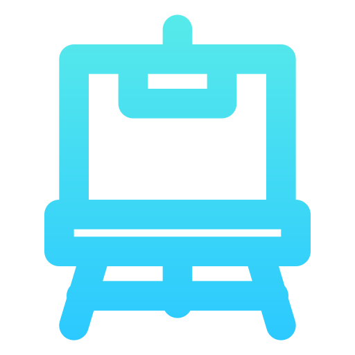 Easel free icon