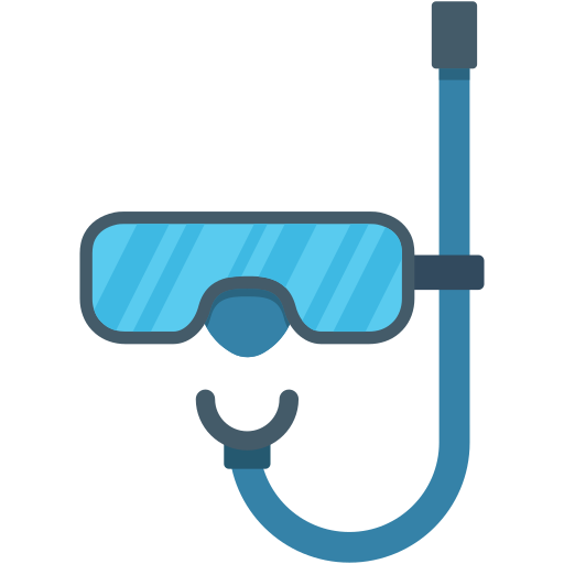 máscara de snorkel icono gratis