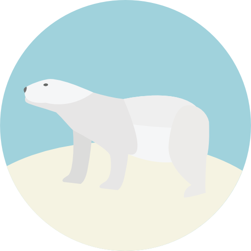 oso polar icono gratis