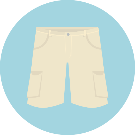 pantalones cortos icono gratis