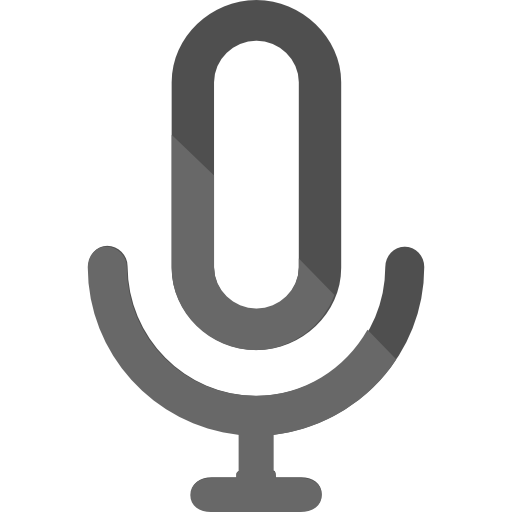 Microphone Roundicons Flat icon