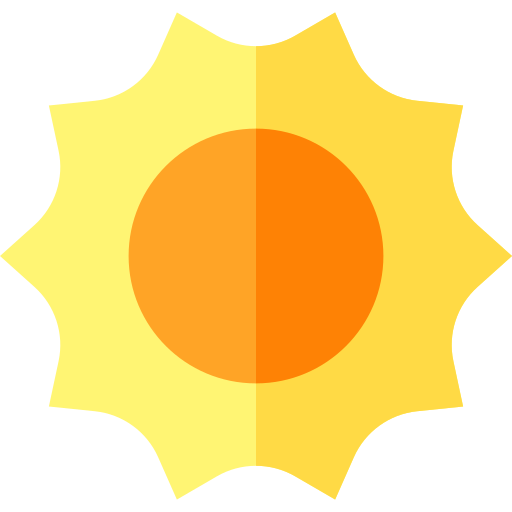 Sun Basic Straight Flat icon