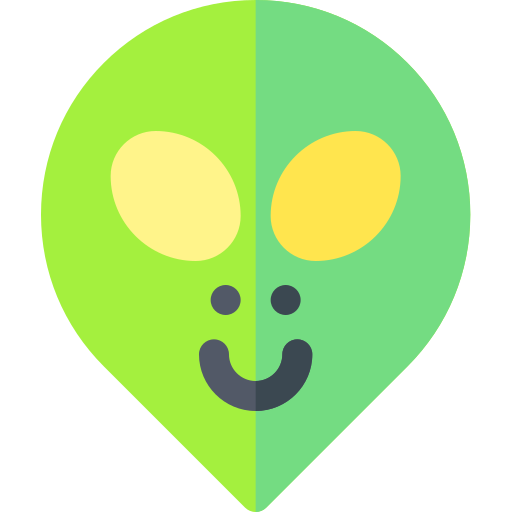 Alien Basic Rounded Flat icon