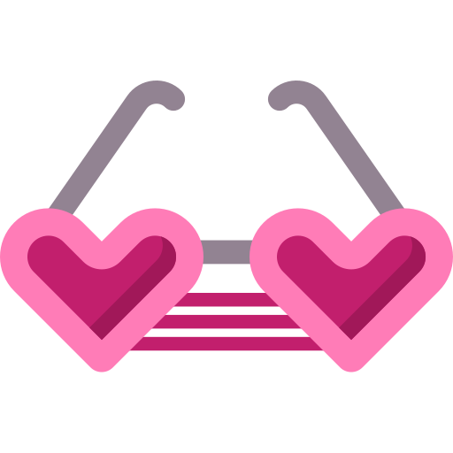 하트 선글라스 무료 아이콘