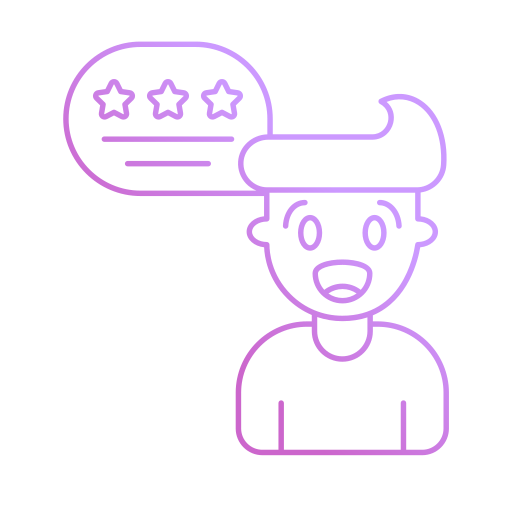 Customer reviews free icon