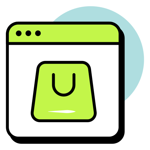 Web shopping free icon