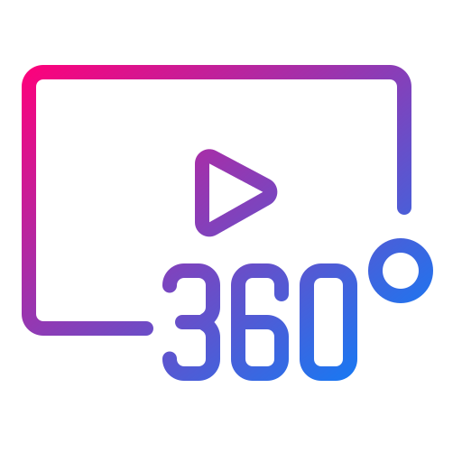 360 degrés Icône gratuit 360 degrés Icône gratuit