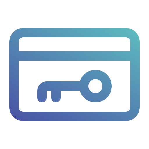 tarjeta llave icono gratis