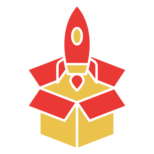 lanzamiento de producto icono gratis