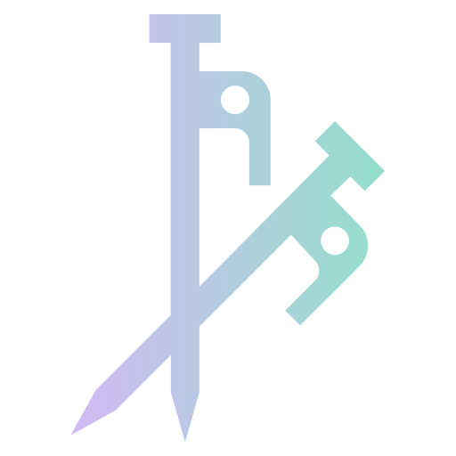 텐트 페깅 무료 아이콘