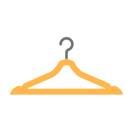 Cloth hanger free icon