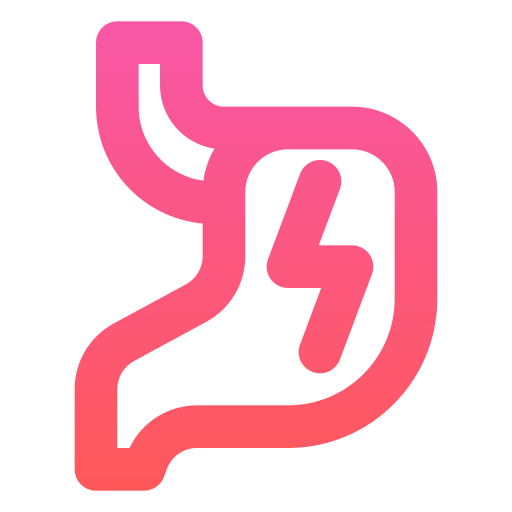 dolor de estómago icono gratis