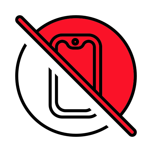 sin teléfono icono gratis