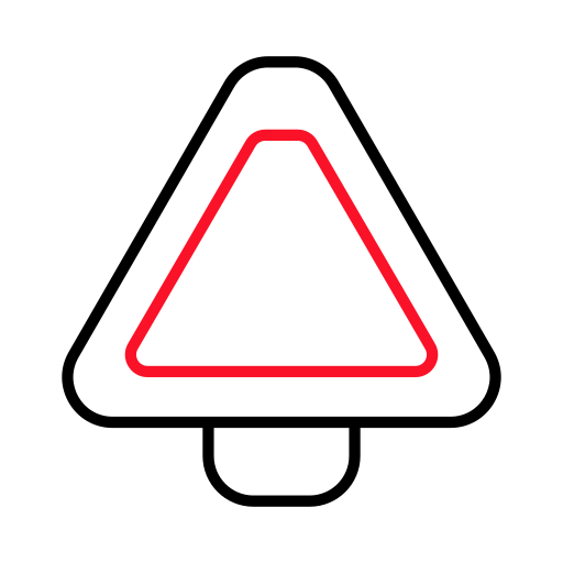 Warning free icon