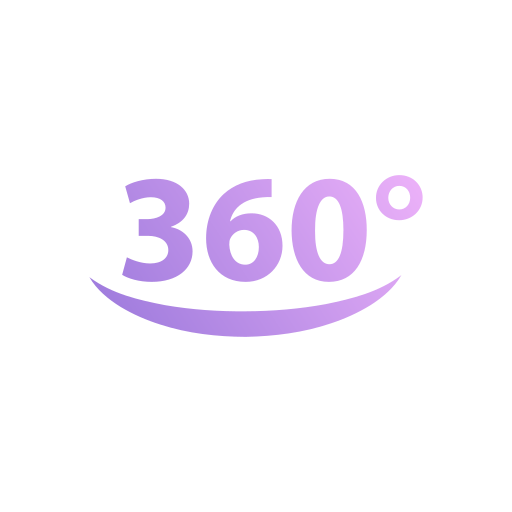 película de 360 grados icono gratis