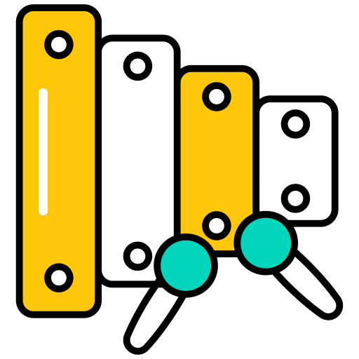 xilófono icono gratis